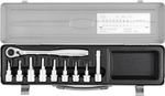 TONE H3082 Hexagon Socket Wrench Set 3/8" Drive 10pcs w/Metal Case Made in Japan
