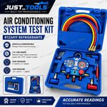 Air Conditioning Ac Manifold System Diagnostic Test Kit For R1234Yf Refrigerant