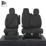 Fits Nissan Primastar Tekna+ Front Seat Covers Tailored (2022-2025) Black 147
