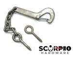 Field Gate Safety Chain Hook & Eye Heavy Duty Latch Galvanised