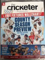 The Cricketer magazine April 2026 County Season Preview Special Issue +Wallchart