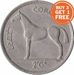 IRELAND HALF CROWN 2 SCILLING 6 PINGIN EIRE, IRISH CHOICE OF DATE 1928 TO 1967