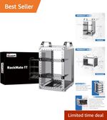 DeskPi RackMate TT Mini Server Rack: 10" 3U/7" 5U, Durable Aluminum Design