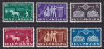 LUXEMBOURG 1951 United Europe set of 6 SG 543-548 MNH/** (CV £400)