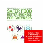 Safer Food Better Business Caterers 2026 +24 Month Diary & Temp in 1 Book +Sign.