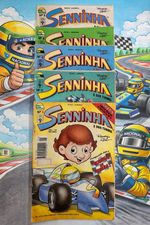 RARE Senninha Comics Nº1-5 + Car Figure AYRTON SENNA Brazil, Formula 1