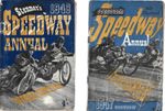 7 DIFFERENT ISSUES OF STENNER'S SPEEDWAY ANNUAL 1947 T0 1954