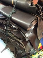 Leather Offcuts Scrap Pieces Mixed Colours Craft DIY Upholstery Scrap Pack