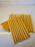 Hand dipped candles...  Pure beeswax! Taper candles, dinner candles,