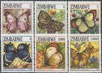 Zimbabwe Butterflies 2007 MNH-30 Euro