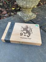 Undercrown Flying Pig 9 Wooden Cigar Box Nicaragua Crafts Storage Display