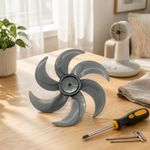 Replacement Fan Blade Compatible 6-Blade Fan Assembly High Temperature