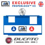 FIAT DUCATO MANUAL 2015-2026 AS7 Pedal Lock Guard Security Anti-Theft Van