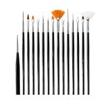 15 Piece Fine Detail Brushes Miniature Hobby Artist Craft