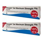 2 x 30g Ibuprofen 10% Anti Inflammatory Sprains Pain Relief Gel 2 pack