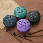 Steel Material Steel Tongue Drum 6 Tones Hand Pan Drum  Musical Performance