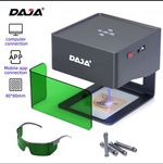 DAJA DJ6 Mini Laser Engraver Portable CNC Bluetooth DIY Wood Leather Logo UK