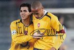 Cesc Fabregas & Thierry Henry Hand Signed Arsenal Dual Photo 12x8 + Verified COA