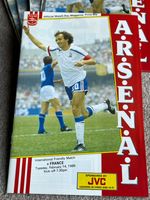 1989 Arsenal v France International Friendly Match programme in Excellent cond'