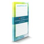 Magnetic Shopping List Pad 80 Pages Notepad Fridge Memo Meal Planner Tear Off