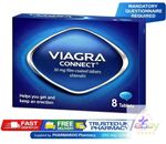 Viagra Connect - 50mg - Pack of 8 Tablets - BRANDS MAY VARY - UK PHARMACY--