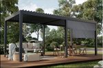 Veranda Pergola Aluminium Shutter Roof 3m X 3m Garden 3m x 4m Louvered +/- Blind