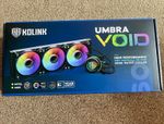 Kolink Umbra Void 360mm All-in-One ARGB liquid CPU cooler. LGA1700 Mounting Kit