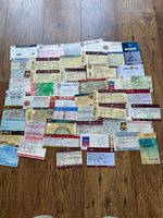 49 aston villa ticket stubs  1970's - 2017