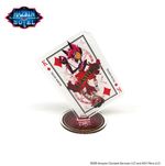 Hazbin Hotel Alastor Playing Card Design Acrylic Stand Keychain Season 2 2026