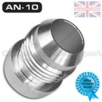 AN -10 (AN10 -10 JIC AN 10) Aluminium Weld on Male Fitting With Round Base