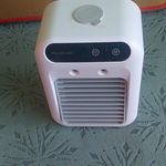 Mini Portable Evaporative Air Cooler, White Water Cooling USB Rechargable.