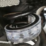 Car Coil Spring Spacers Transparent Rubber Durable Suspension Buffers 4Pcs