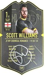 Scott Williams Small Signed Ultimate Card INC FREE P&P TO UK ONLY