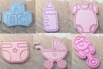 Baby Shower / Nursery / Boy / Girl Cookie Cutters / Fondant / Icing