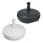 Umbrella Parasol Base Stand Water Sand Plastic Pole Sun Shade Garden Beach Patio