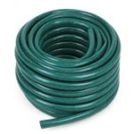 100M GARDEN HOSE PIPE HEAVY DUTY REINFORCED BRAIDED PVC WATERING HOSEPIPE REEL -