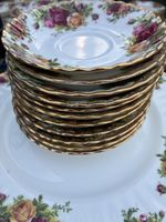ROYAL ALBERT  OLD COUNTRY ROSE Tea Cup Saucers  First Quality 1962