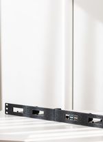 1U Rack Mount for 4x or 2x Raspberry Pi 4/5 with PoE HAT - 19" & 10'' Bracket