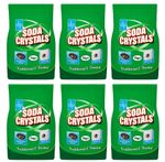 SODA Crystals 6 x 1kg DRI PACK  MULTI PURPOSE CLEANER LAUNDRY AID WATER SOFTENER