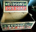 VINTAGE ORIGINAL HUDSON'S DRY SOAP BOX