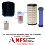 NFS Filter Kit fits Volvo EC15, EC15B with Mitsubishi L3E engine
