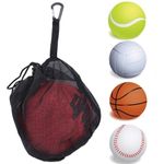 Basketball Storage Net Drawstring Bag Soccer Mesh Storage Sports Ball Holder UK
