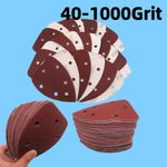 6 Hole Mouse Sander Sanding Sheets Pads Sandpaper fit Black & Decker 40-1000Grit