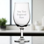 Personalised Engraved Draft Stemmed Pint Beer Glass 20oz (57cl)