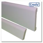 PLASTIC 100mm BULLNOSE SKIRTING BOARD & 55mm DOOR ARCHITRAVE | MULTI LISTING 
