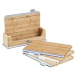 Cooks Professional Index Chopping Board Set | 4-Piece Bamboo | Durable and Easy