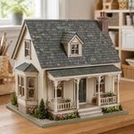 LARGE GREY ROOF TILE PAPER FOR DOLLS HOUSE  NEW AND PACKAGED - HC5218