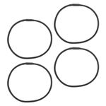  4 Pcs Shock Mount Elastic Bands for Microphone Replacement Rubber Rings Stand