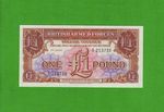 ND 1956 UNC BRITISH ARMED FORCES ONE POUND £1 BANKNOTE - 3rd Series