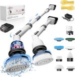 ZORUMAN 21V Cordless Spin Power Scrubber Pole Handheld Electric Cleaner